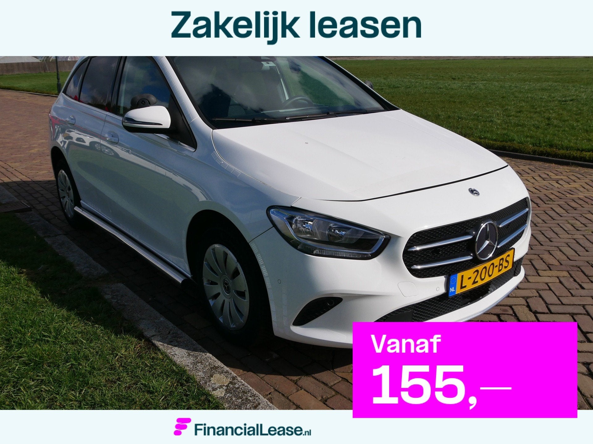 Mercedes-Benz B-klasse 200d AUT. AC CAMERA 2021 * EX POLICE, Stof, Gebruikt, 4 cilinders, 150 pk