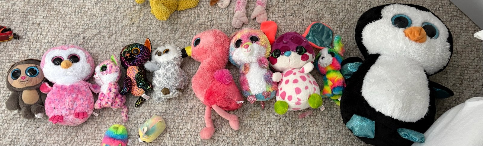 Grote collectie Ty Beanie Boos knuffels, Pinguïn, Overige karakters, Ophalen of Verzenden, Zo goed als nieuw