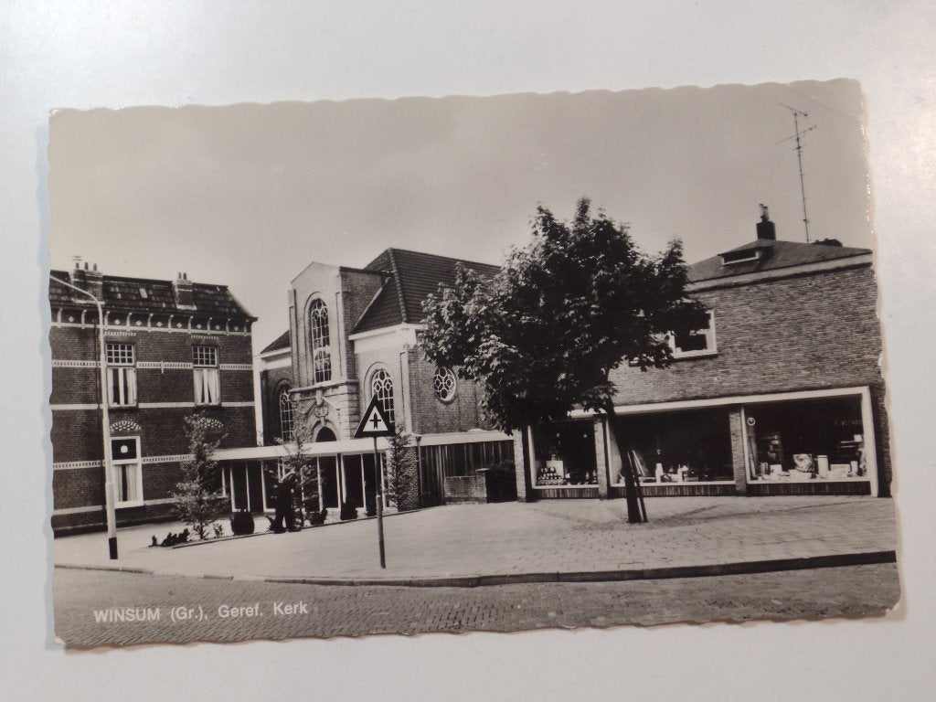 Winsum Gerf kerk, Verzenden, 1940 tot 1960, Ongelopen, Friesland