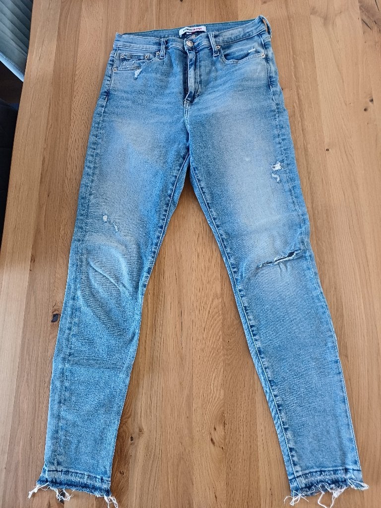 138 Tommy Hilfiger skinny jeans, Blauw, Ophalen of Verzenden, Zo goed als nieuw, W28 - W29 (confectie 36)