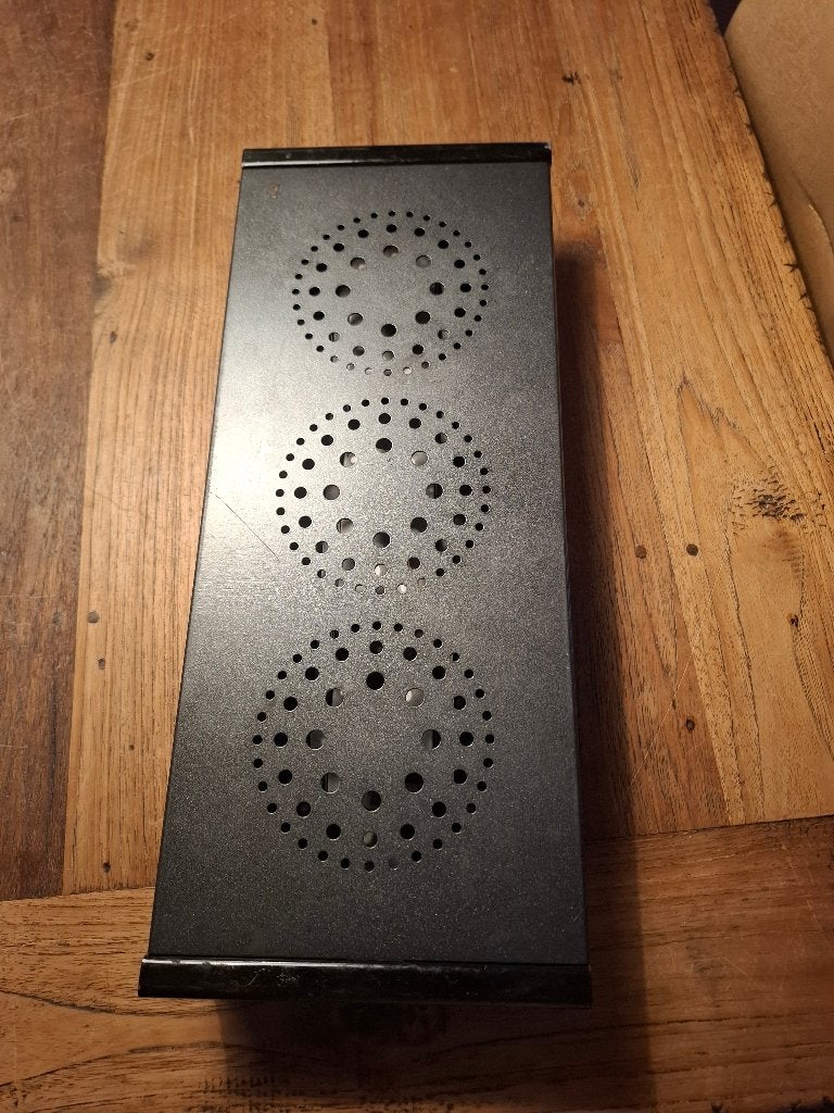 Rechaud met waxinelichtjes, Ophalen, Gebruikt, Zwart, Metaal