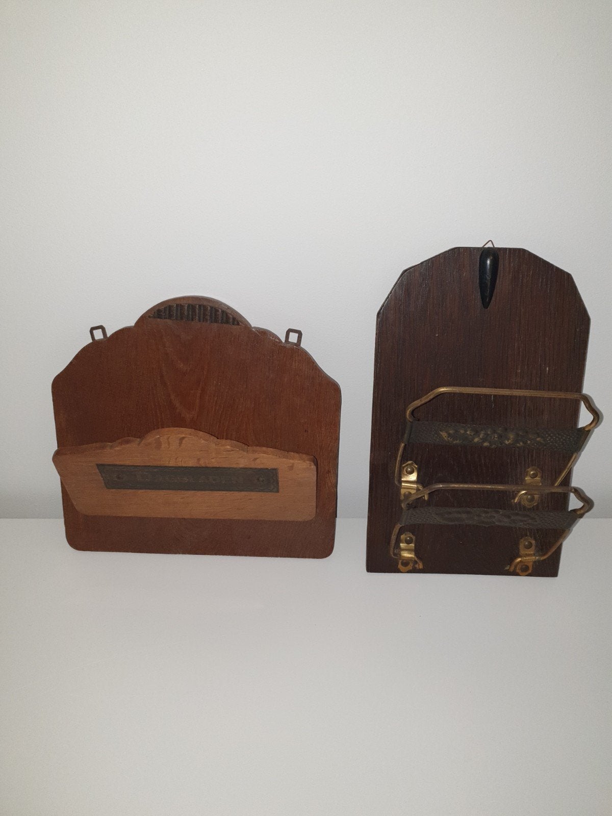 vintage brieven/kranten houders, Ophalen of Verzenden