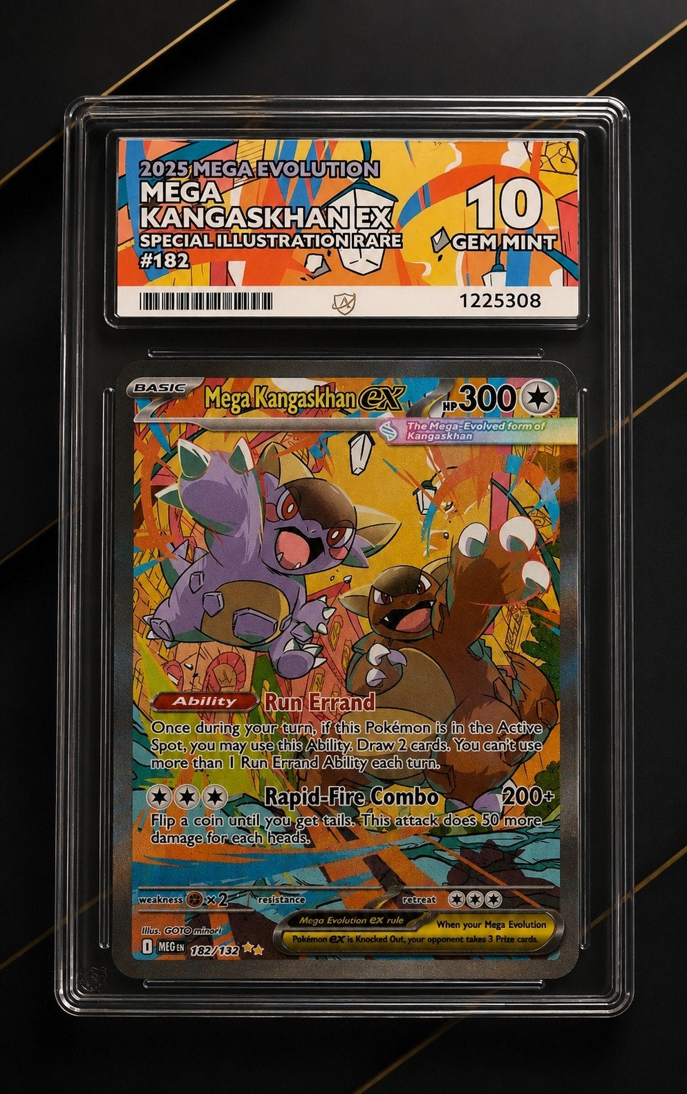 mega kangaskhan ex #182 - ACE 10, Ophalen of Verzenden, Nieuw, Losse kaart, Foil