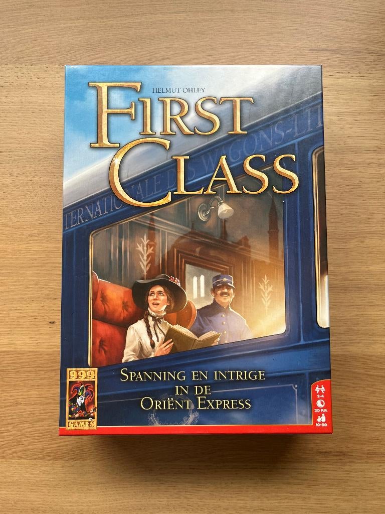 Bordspel: First Class (999 Games), Een of twee spelers, Ophalen of Verzenden, Zo goed als nieuw, 999 games