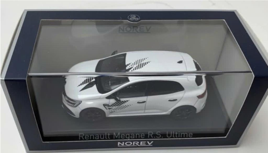 Renault Megane R.S. Ultime 2023 Wit 1:43 NOREV ref. 517746, Hobby en Vrije tijd, Modelauto's | 1:43, Verzenden, Nieuw, Auto, Norev