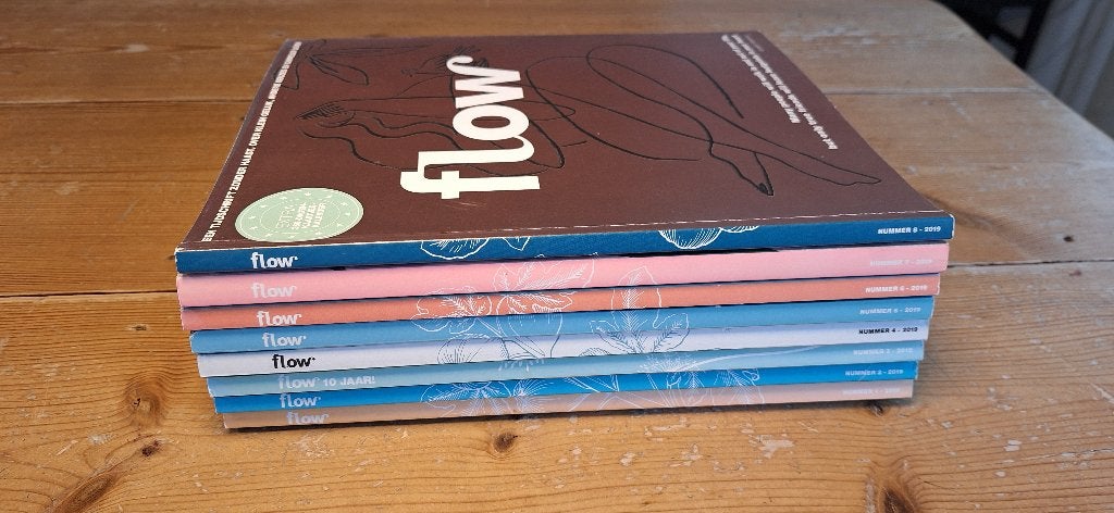 Flow magazine - complete jaargang 2019, Ophalen of Verzenden, Zo goed als nieuw, Overige typen