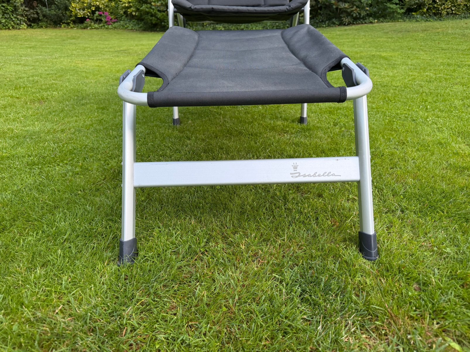 Isabella Voetensteunen Dark Grey – Origineel (2 stuks), Ophalen of Verzenden, Zo goed als nieuw, Campingstoel