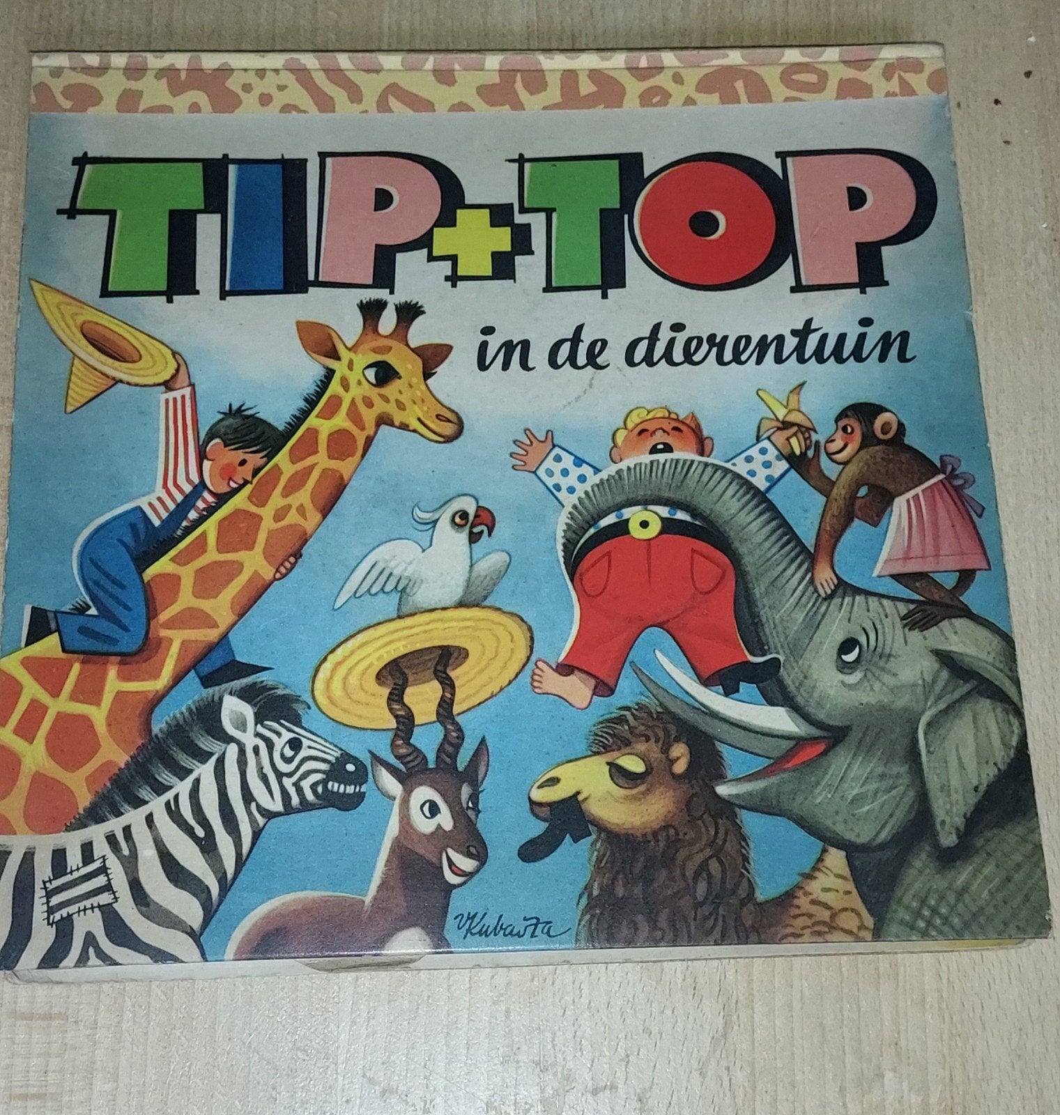 Pop-upboek Tip +Top in de dierentuin 1961, Boeken, Ophalen of Verzenden