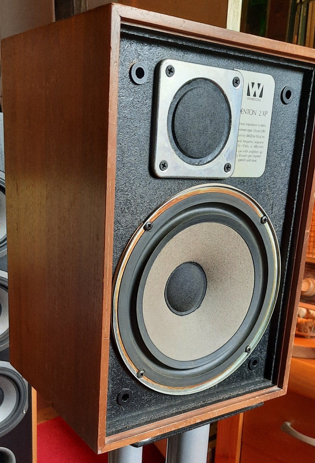 Te koop Wharfedale Denton 2xp luidsprekers ✅️, Gebruikt, Minder dan 60 watt, Front, Rear of Stereo speakers, Ophalen