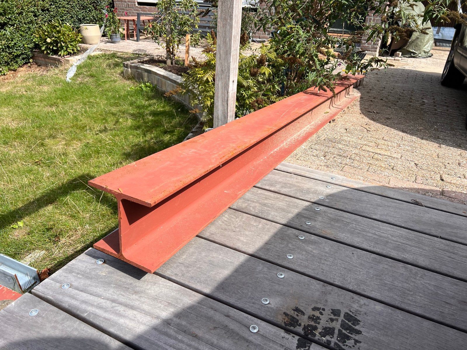 Stalen H-balk HEA200- 3.36 meter lang,, Doe-het-zelf en Verbouw, Metalen, Ophalen, Gebruikt, IJzer
