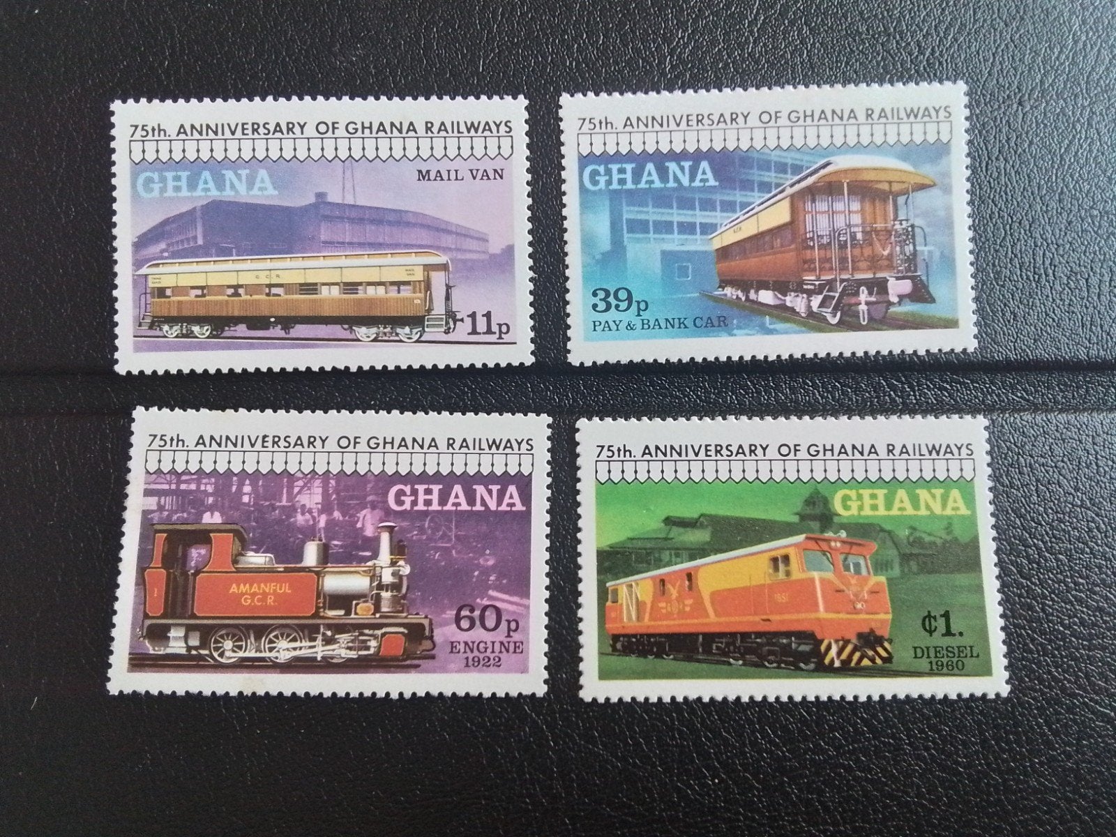 Ghana postfris treinen, Ophalen of Verzenden, Postfris, Treinen