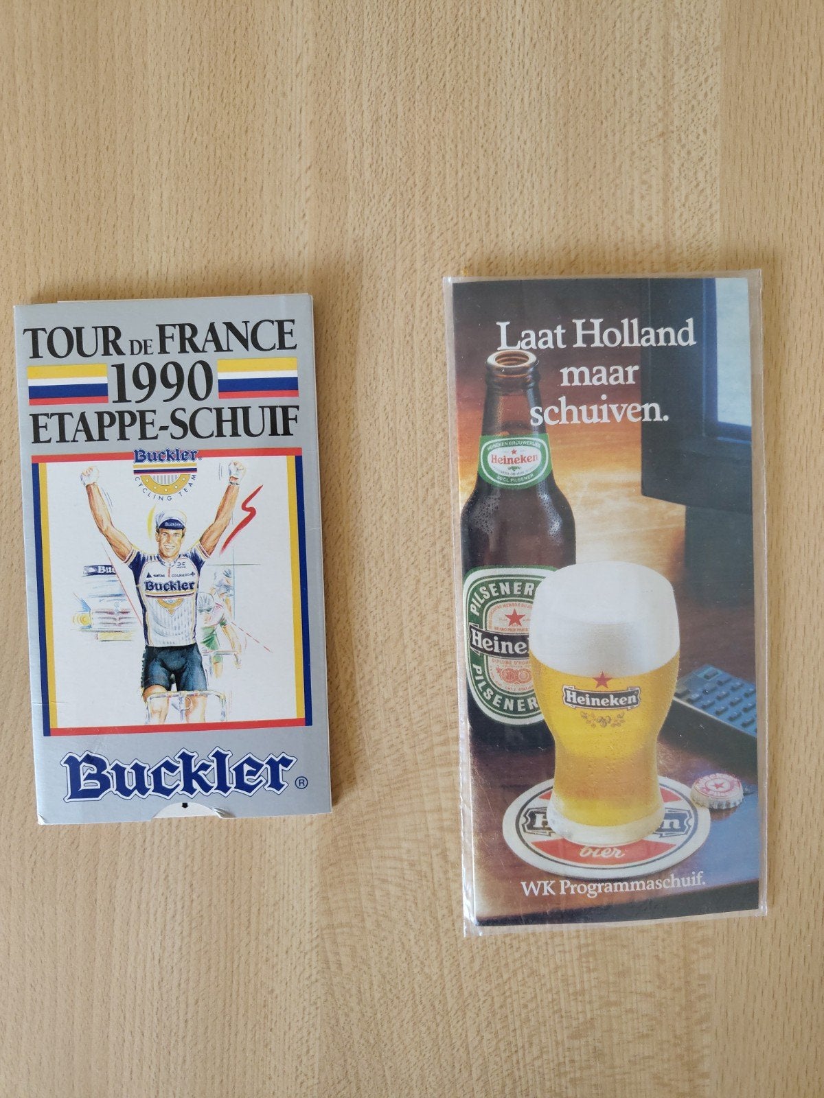 Tour de France en WK programma schuif ( in orginele seal), Ophalen of Verzenden, Flesje(s), Overige merken