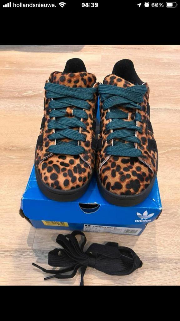 Adidas panter print 40 2/3 als nieuw!!, Kleding | Dames, Schoenen, Ophalen of Verzenden, Zo goed als nieuw, Zwart, Sneakers of Gympen