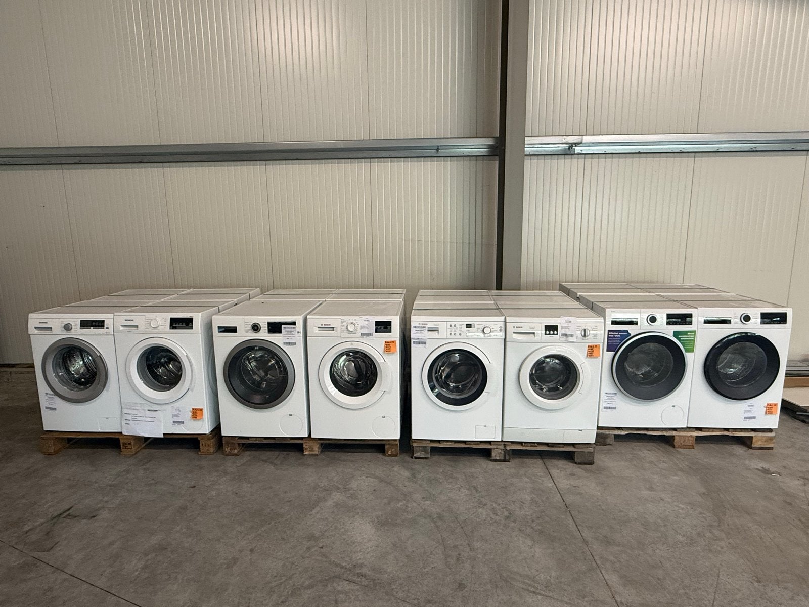 16x Bosch & Siemens wasmachines (ook los te koop!, Witgoed en Apparatuur, Wasmachines, 6 tot 8 kg, Ophalen, 1200 tot 1600 toeren