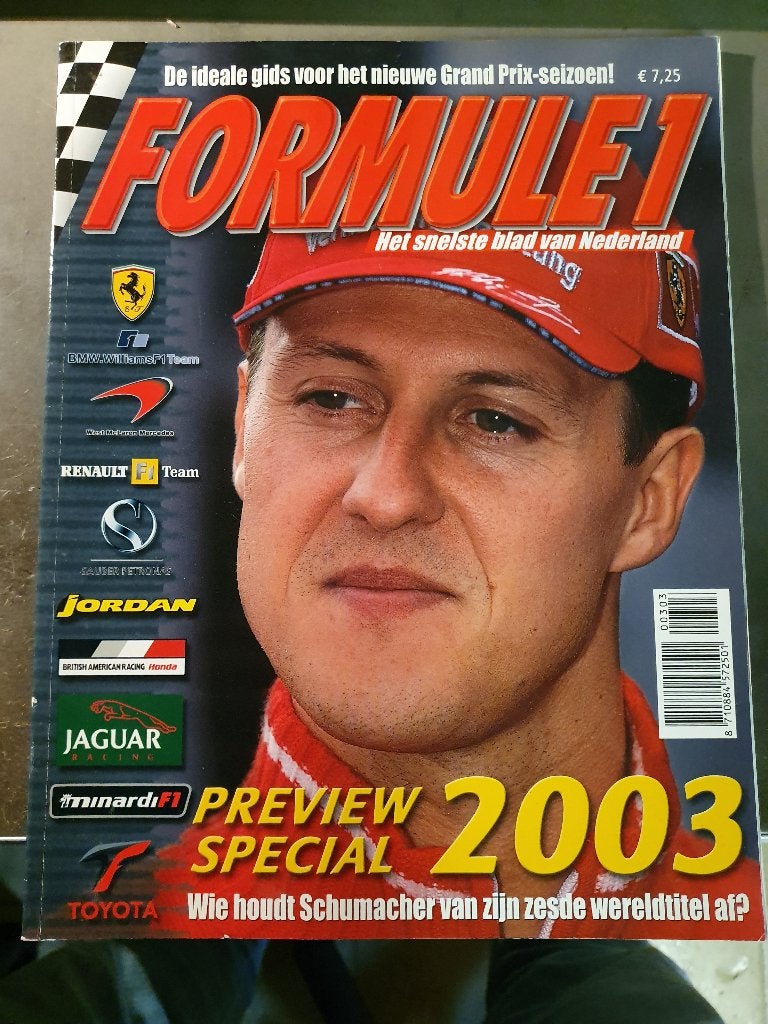 Formule 1 preview special 2003, Ophalen, Formule 1
