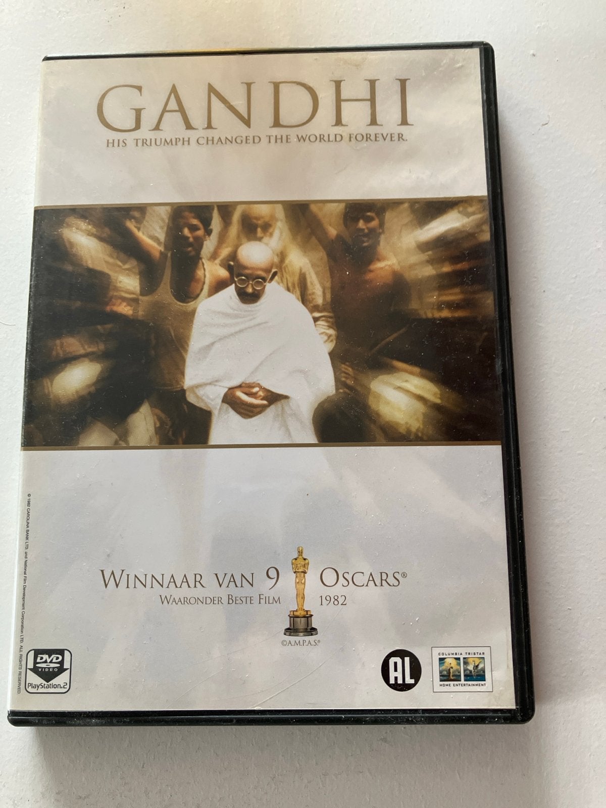 Gandhi - DVD (Winnaar van 9 Oscars), Waargebeurd drama, Alle leeftijden, Nederlands, Ophalen of Verzenden