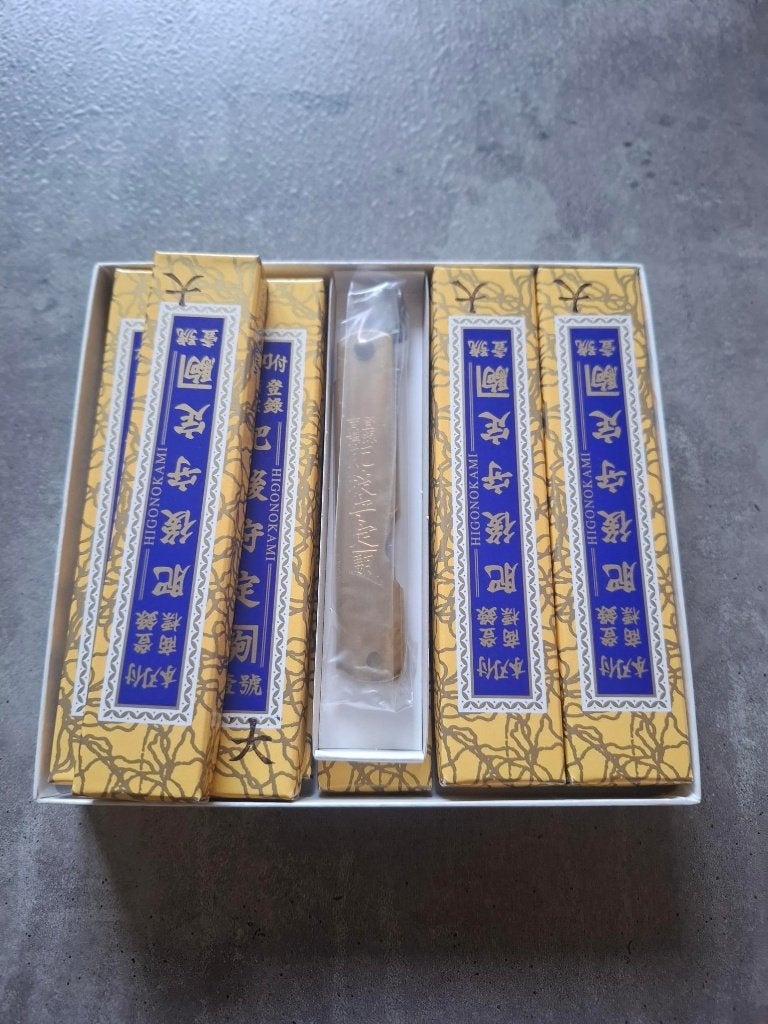 Higonokami Aogami Kurouchi Zakmes Gold. (advr 170), Ophalen of Verzenden, Nieuw