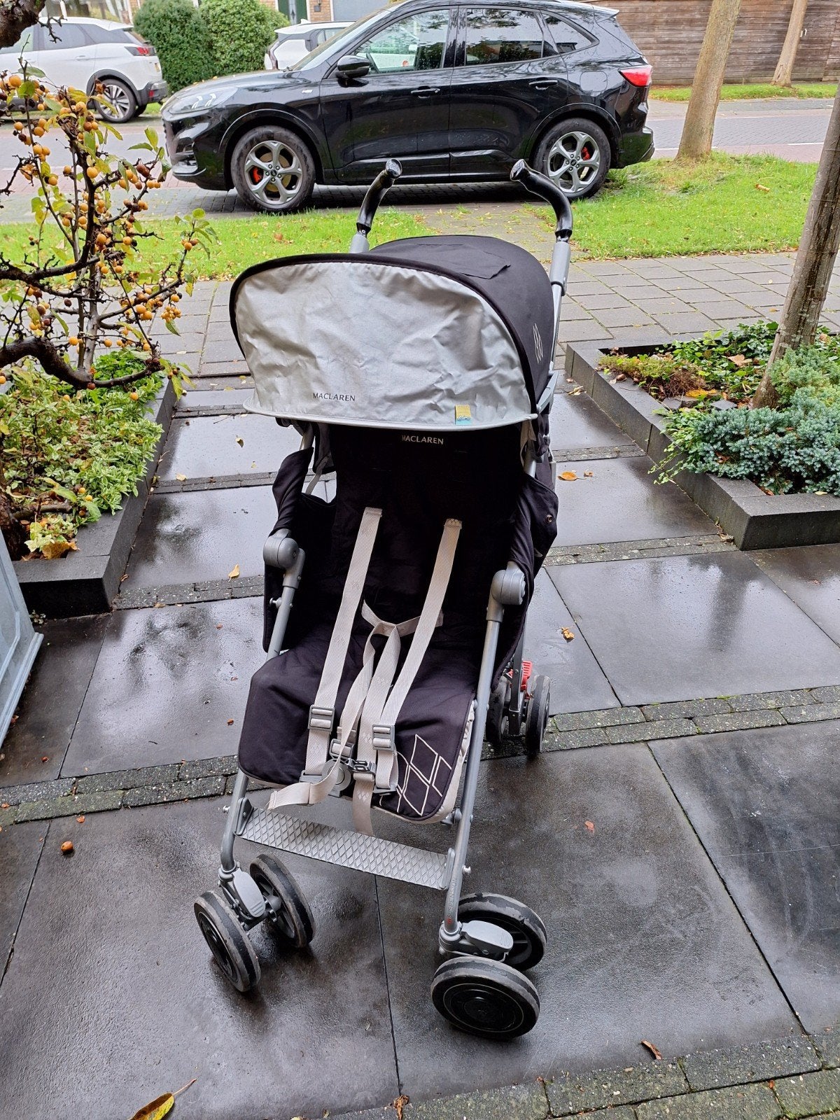 Maclaren Kinderbuggy - Verstelbaar, incl. kap en regenhoes, Ophalen, Maclaren, Regenhoes