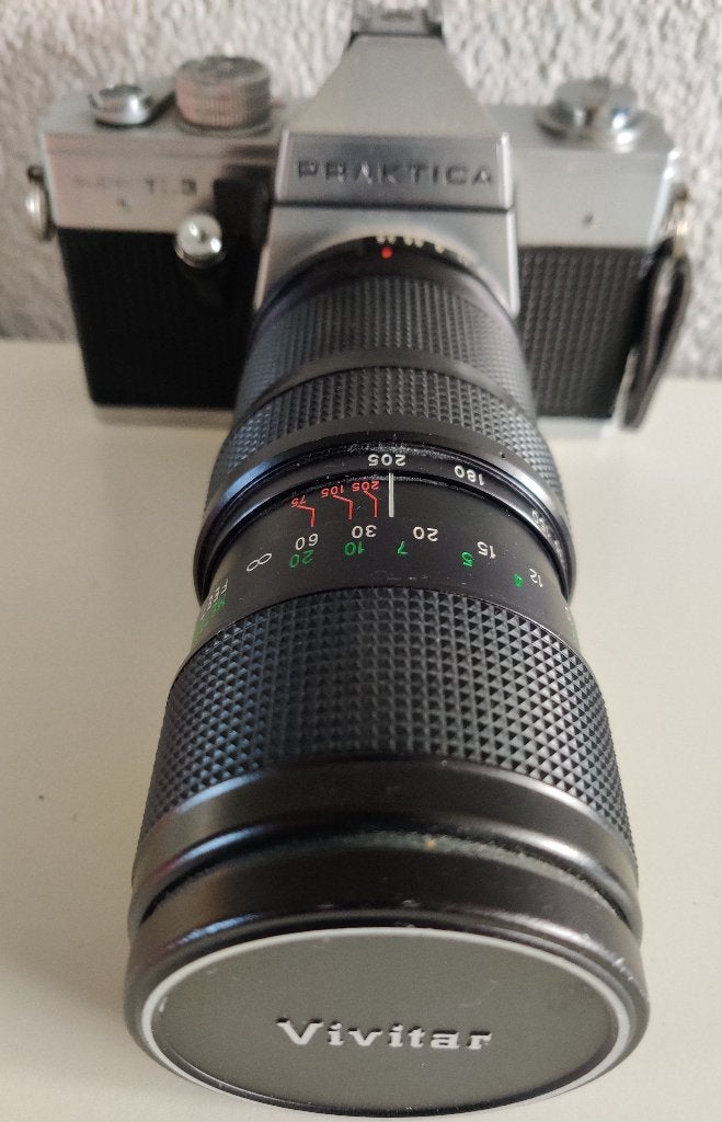 Analoog fotocamera's Praktica Super TL3 en MTL3 met lens, Audio, Tv en Foto, Fotocamera's Analoog, Ophalen, Refurbished, Spiegelreflex