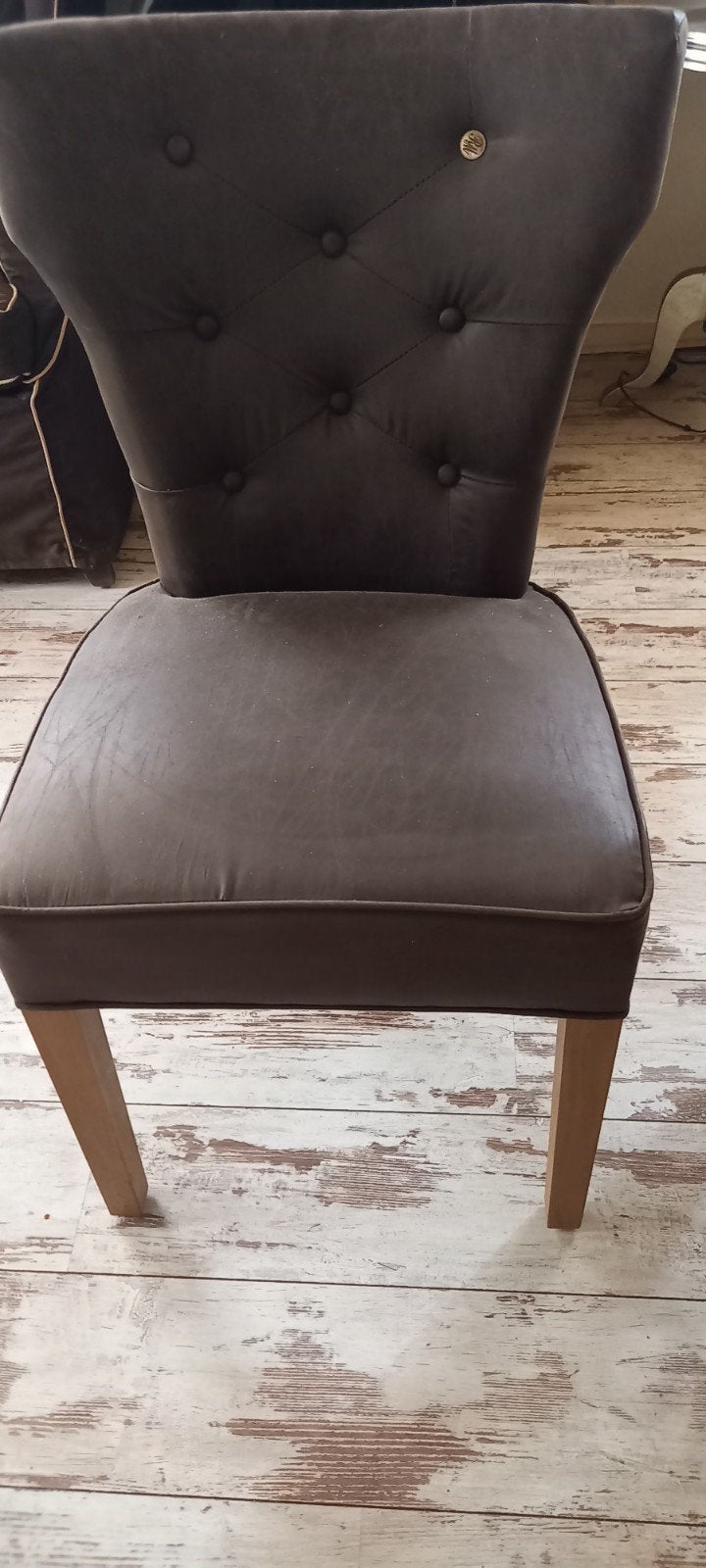 6 RIVÌERA MAISON EETKAMERSTOELEN., Huis en Inrichting, Ophalen, Gebruikt, Overige materialen