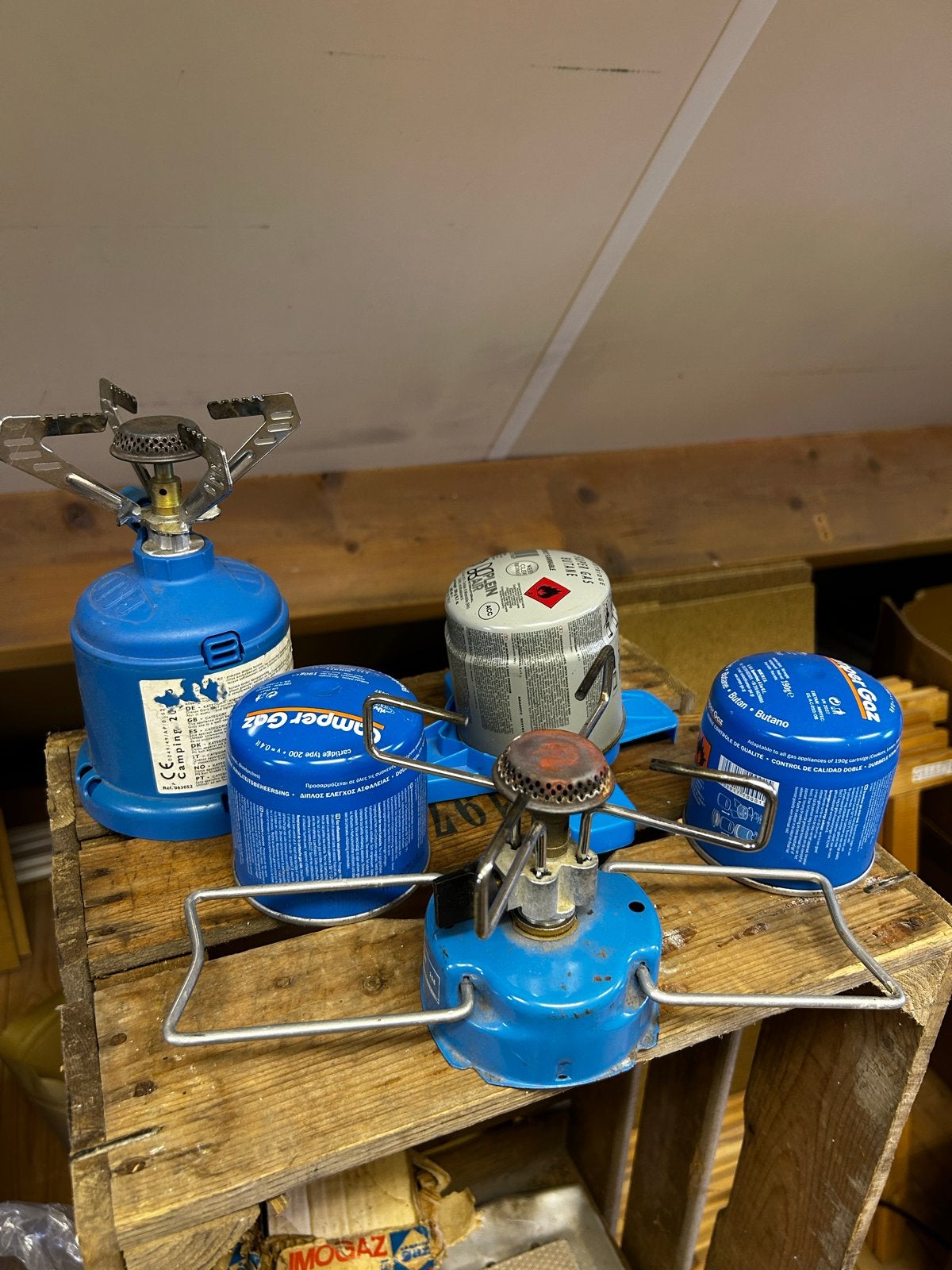 2 gasbranders met 3 navullingen - Ideaal voor camping/visser, Ophalen of Verzenden, Zo goed als nieuw