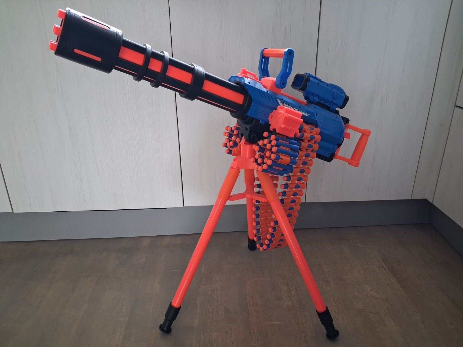 X-shot Insanity elektrische gatling gun, Ophalen of Verzenden, Zo goed als nieuw