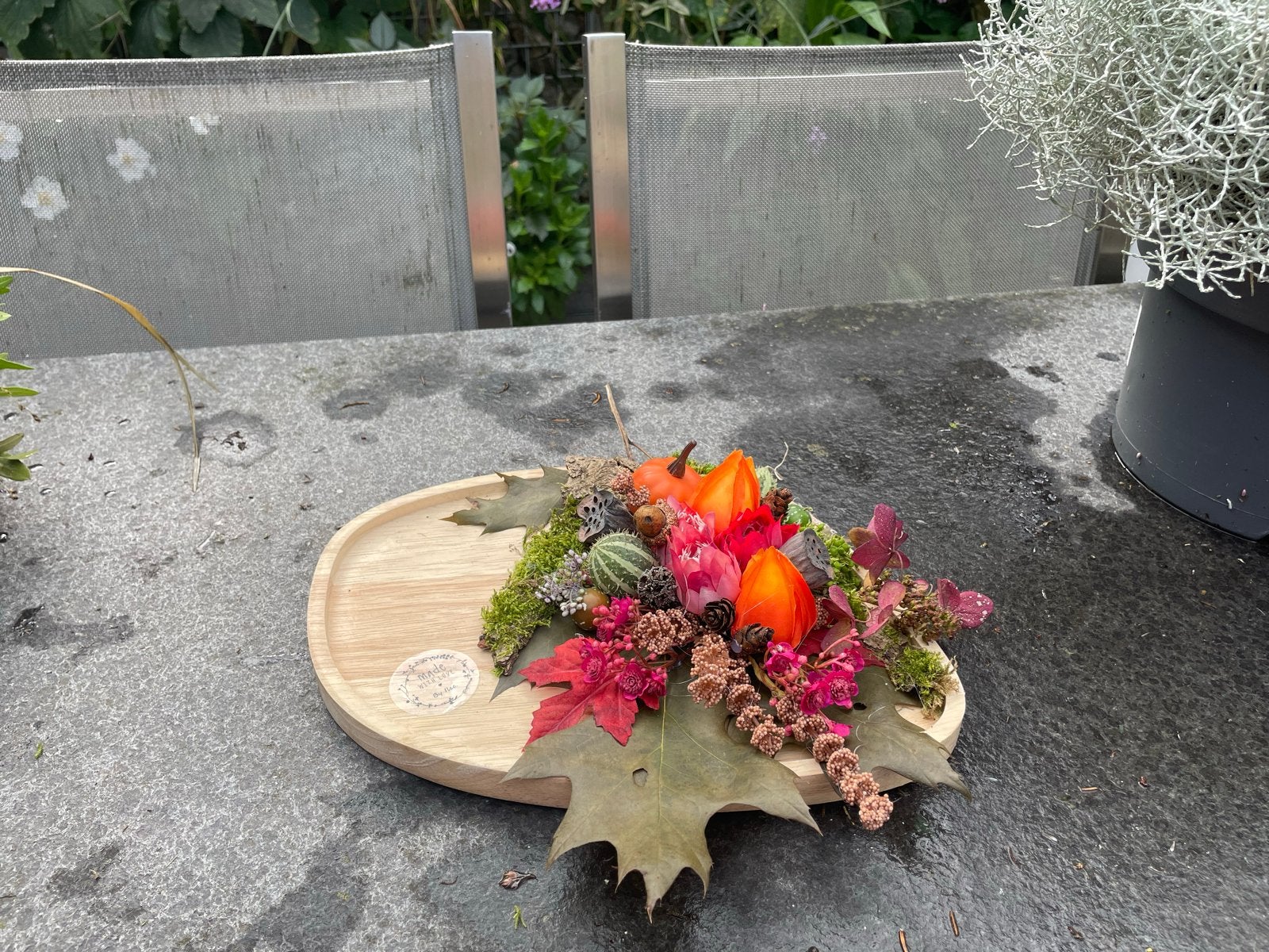 Herfst bloemstuk - Kunst en natuurlijke elementen, Meerkleurig, Nieuw, Ophalen of Verzenden, Landelijk