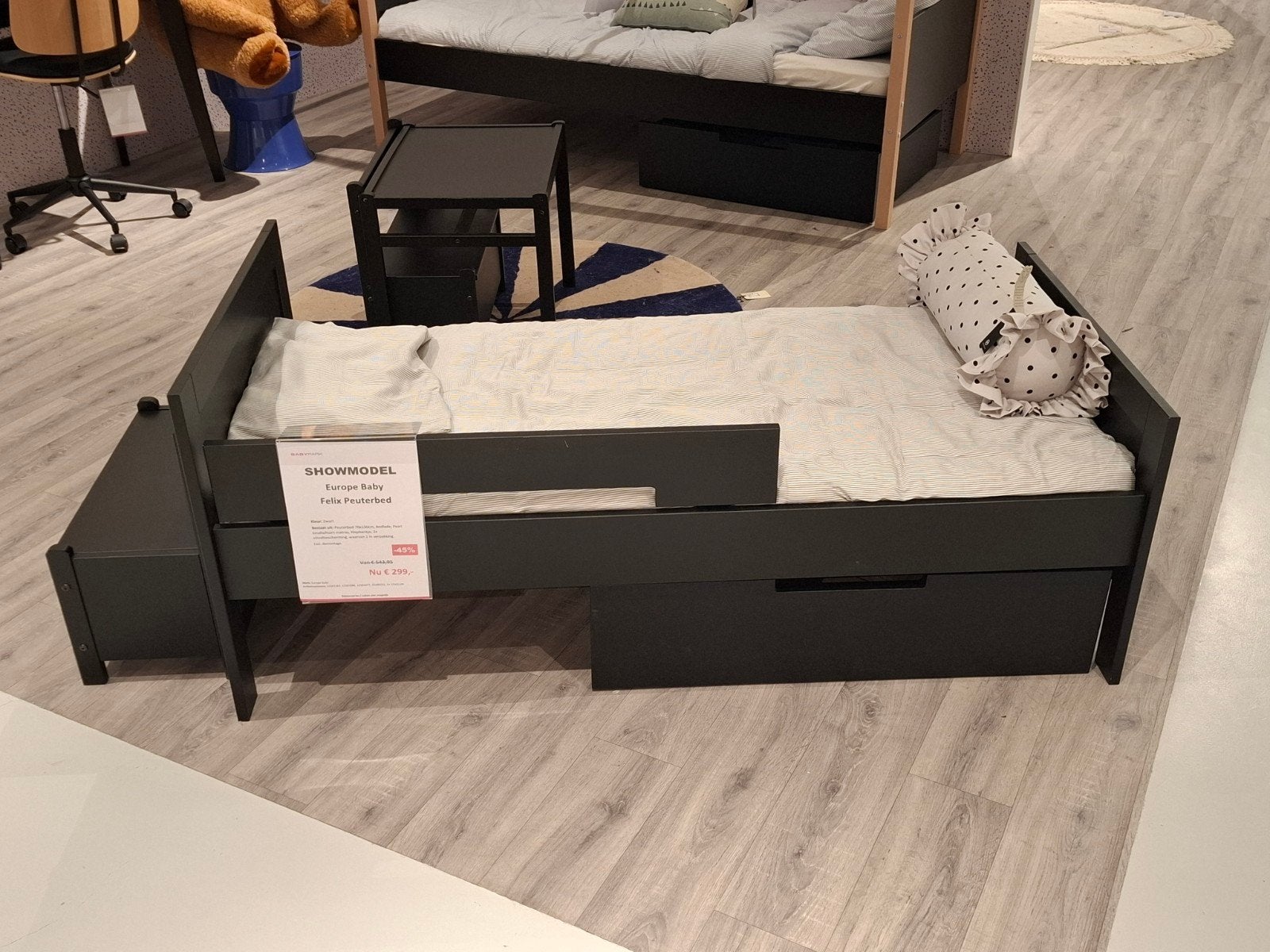 Europe Baby Felix II Peuterbed incl. matras en klepbank, Kinderen en Baby's, 70 tot 85 cm, 140 tot 160 cm, Zo goed als nieuw, Ophalen