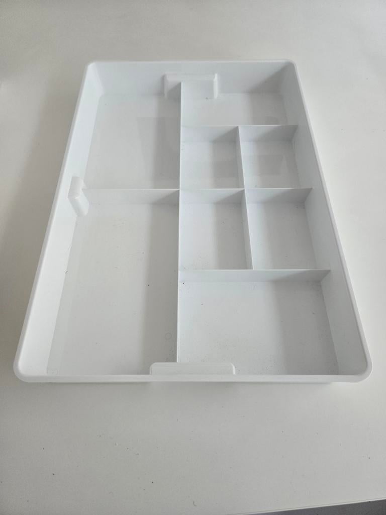 Ikea Kuggis inzetbakken - 3 stuks, zonder deksel, Huis en Inrichting, Ophalen of Verzenden, Zo goed als nieuw, Rechthoekig, Kunststof