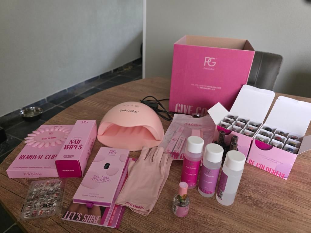 Pink Gellac Startpakket met veel extra's t.w.v. 350 euro, Ophalen of Verzenden, Zo goed als nieuw, Overige typen