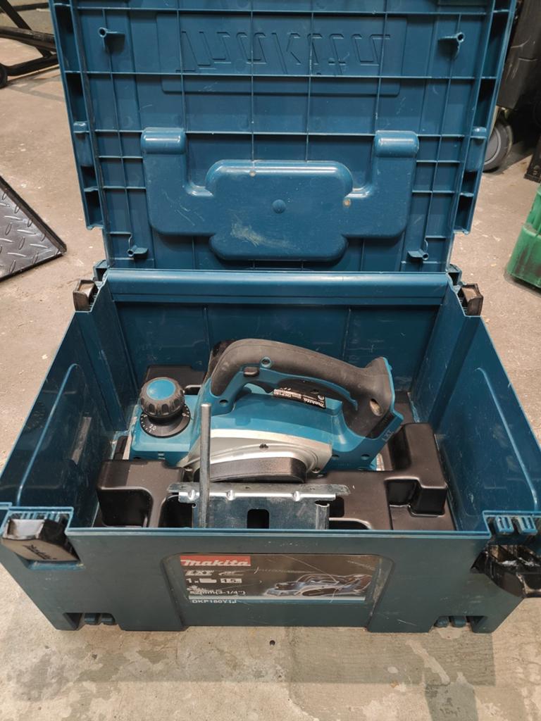 Makita DKP180 schaafmachine, Ophalen of Verzenden, Gebruikt
