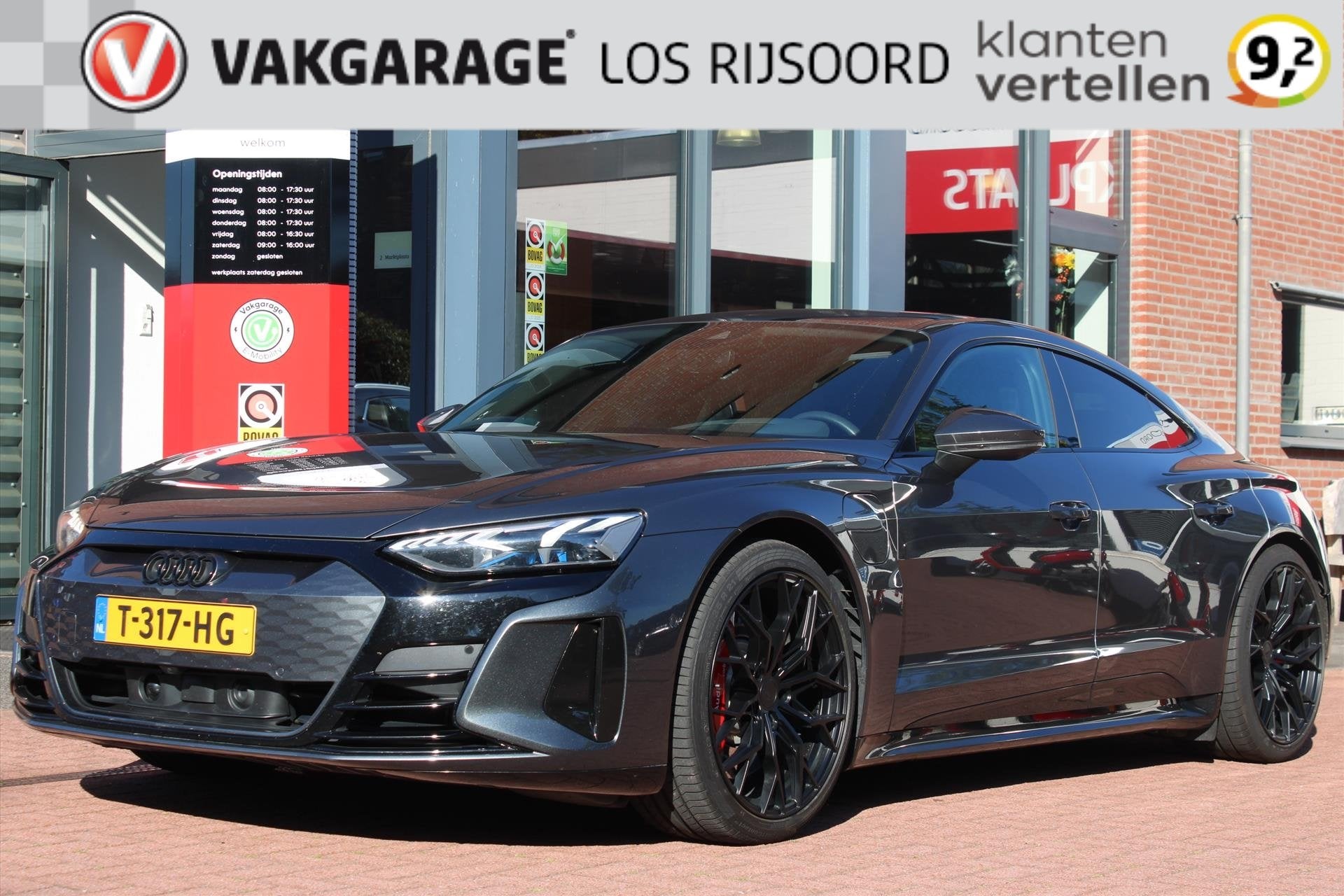 AUDI E-Tron Gt Quattro | Nieuwprijs €142.000 | Orig NL | B, Auto's, Audi, Automaat, Gebruikt, Zwart, Vierwielaandrijving
