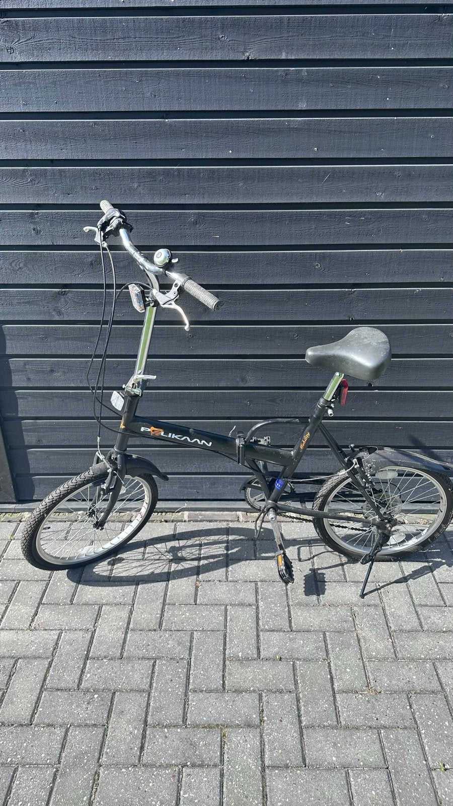 Pelikaan Mobility opvouwbare fiets - 4 versnellingen, Fietsen en Brommers, 20 inch of meer, Gebruikt, Velgrem, Versnellingen