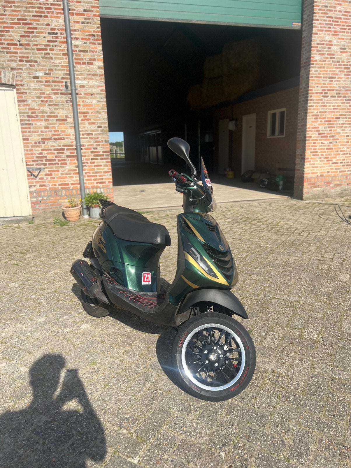 Piaggio zip 172cc, Ophalen, Tweetakt, Gebruikt, Maximaal 45 km/u