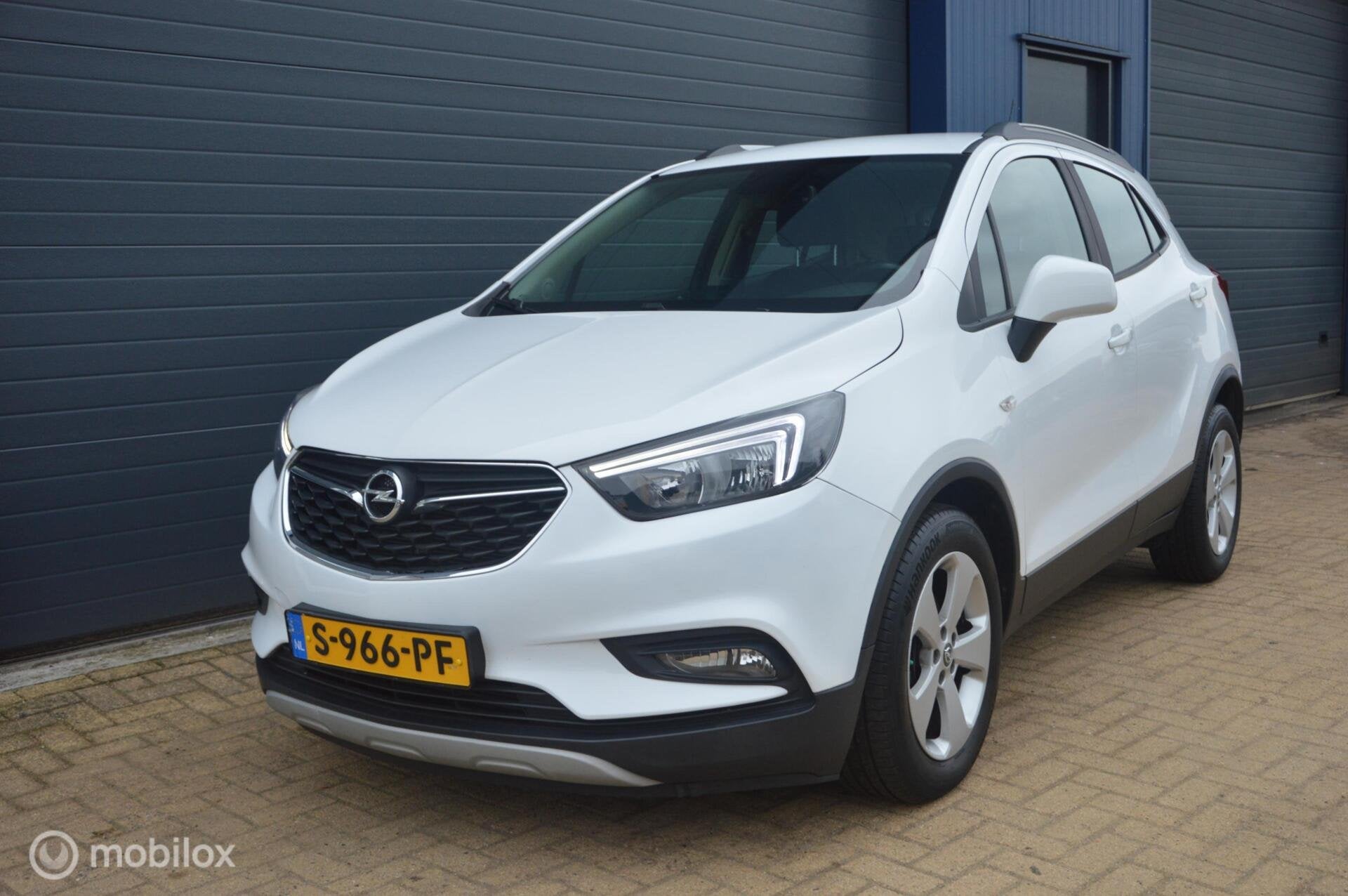Opel Mokka X 1.4 Turbo,Camera, Trekhaak, Auto's, Stof, Gebruikt, Euro 6, Wit
