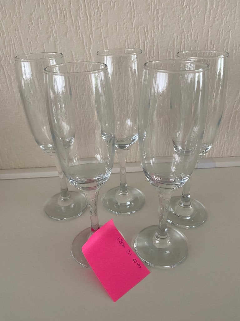 Champagne/Prosecco glazen, Ophalen of Verzenden, Zo goed als nieuw, Overige typen