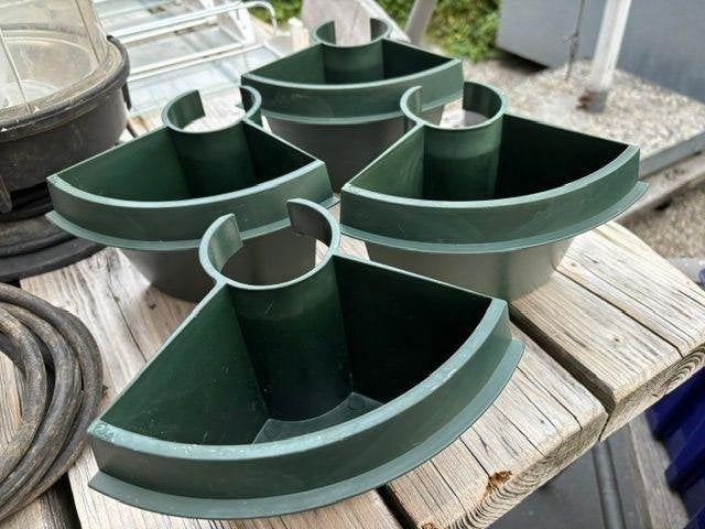 regenpijp bloempot potje voor 4 x, Rond, Nieuw, Ophalen of Verzenden, Aardewerk