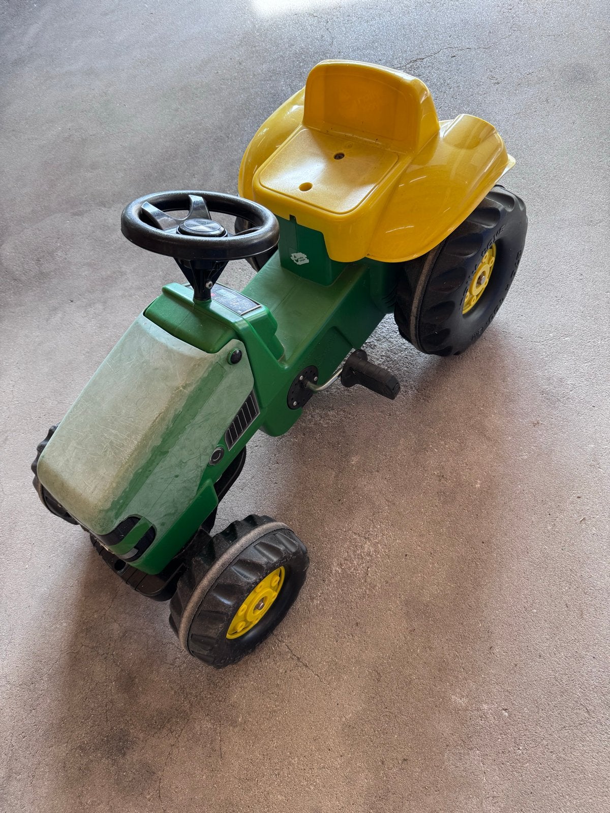 John Deere traptractor voor kinderen, Ophalen, Gebruikt