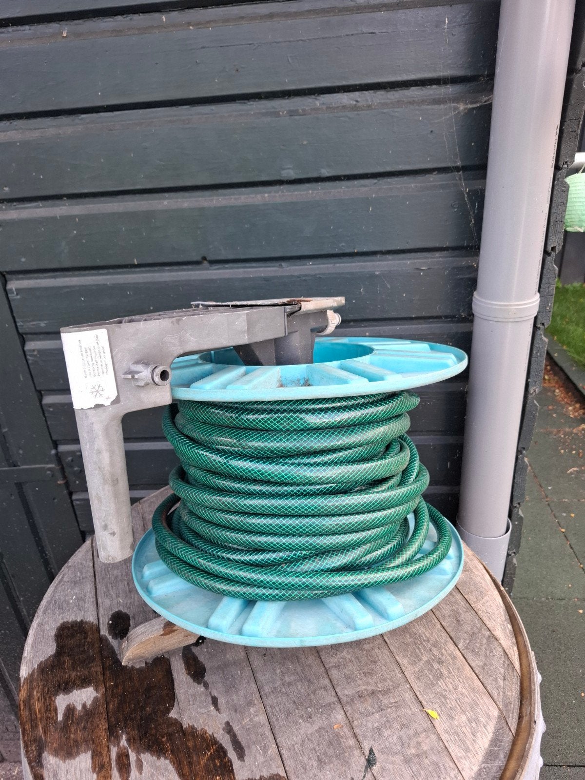 Tuinslanghaspel met 20 meter slang | Gardena, Tuin en Terras, Tuinslangen, Ophalen, Gebruikt, Tuinslanghaspel