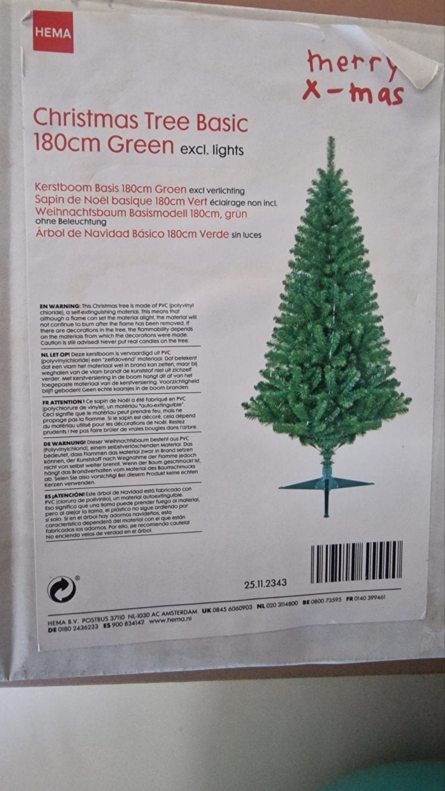 GRATIS Kerstboom, Ophalen