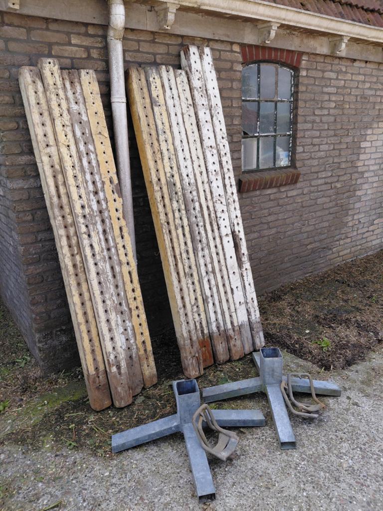 10 houten hindernis staanders, Dieren en Toebehoren, Paarden en Pony's | Overige Paardenspullen, Ophalen, Nieuw, Overige soorten