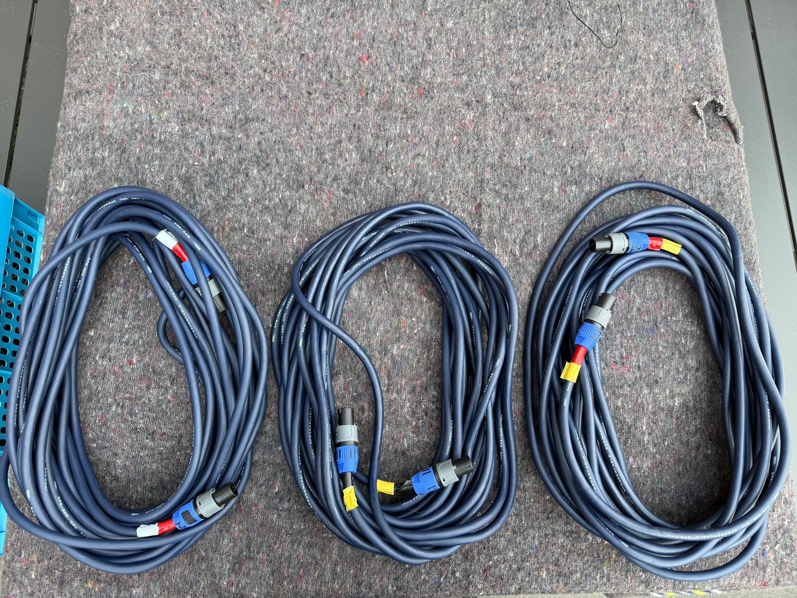 DAP Audio Speakon kabel, 2x2,5mm2, 15m lang (3x beschikbaar), Audio, Tv en Foto, Luidsprekers, Overige merken, Overige typen, Ophalen of Verzenden