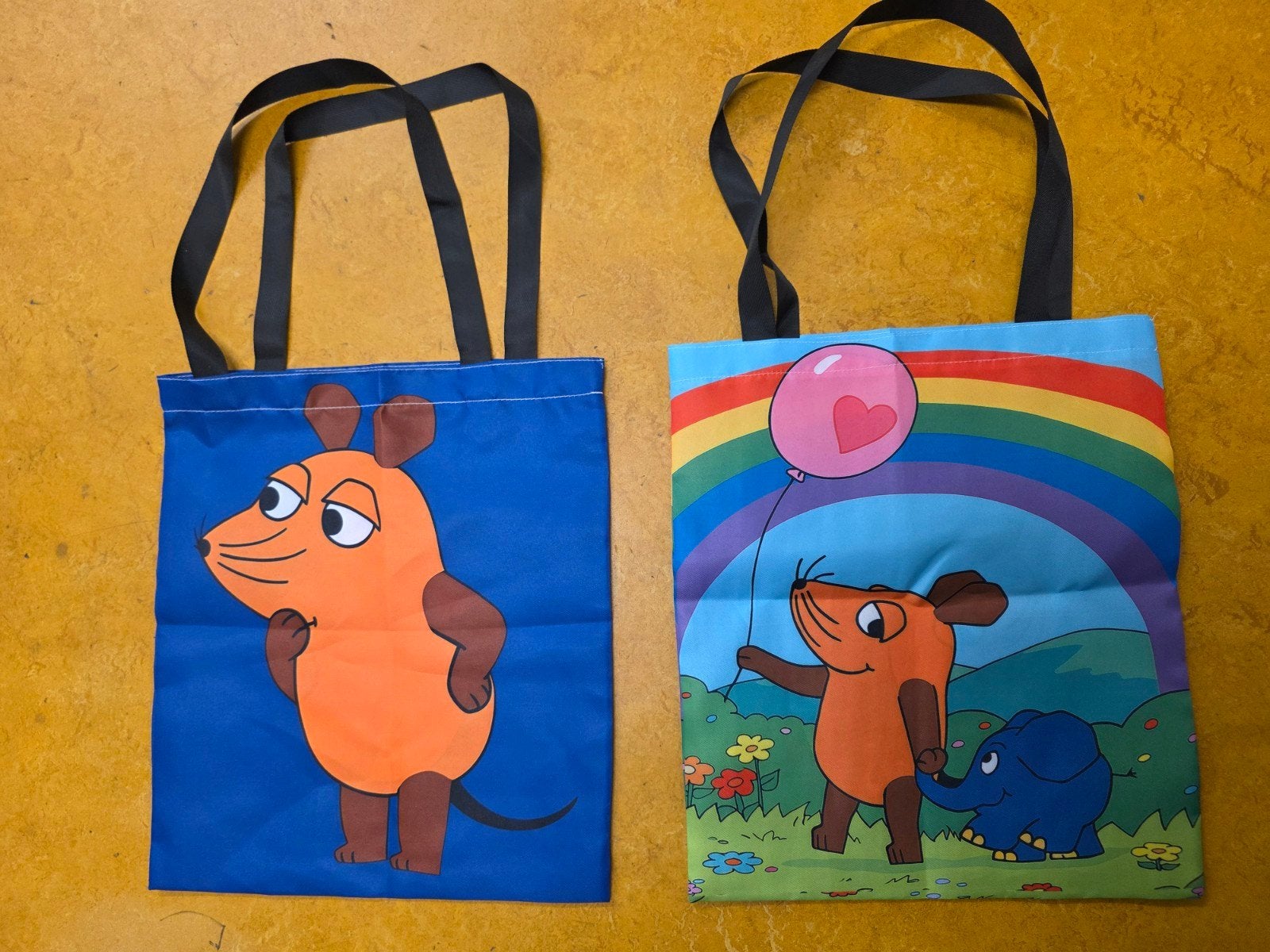 Grappige MAUS tassen te koop, Ophalen of Verzenden, Nieuw, Overige kleuren, Shopper