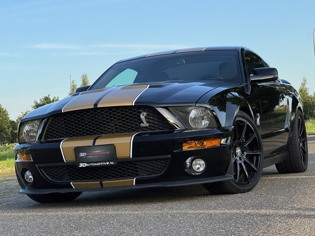 Ford USA MUSTANG SHELBY GT500 5.4L V8 SUPERCHARGED, ORIGINEE, Auto's, Achterwielaandrijving, Gebruikt, 4 stoelen, Zwart