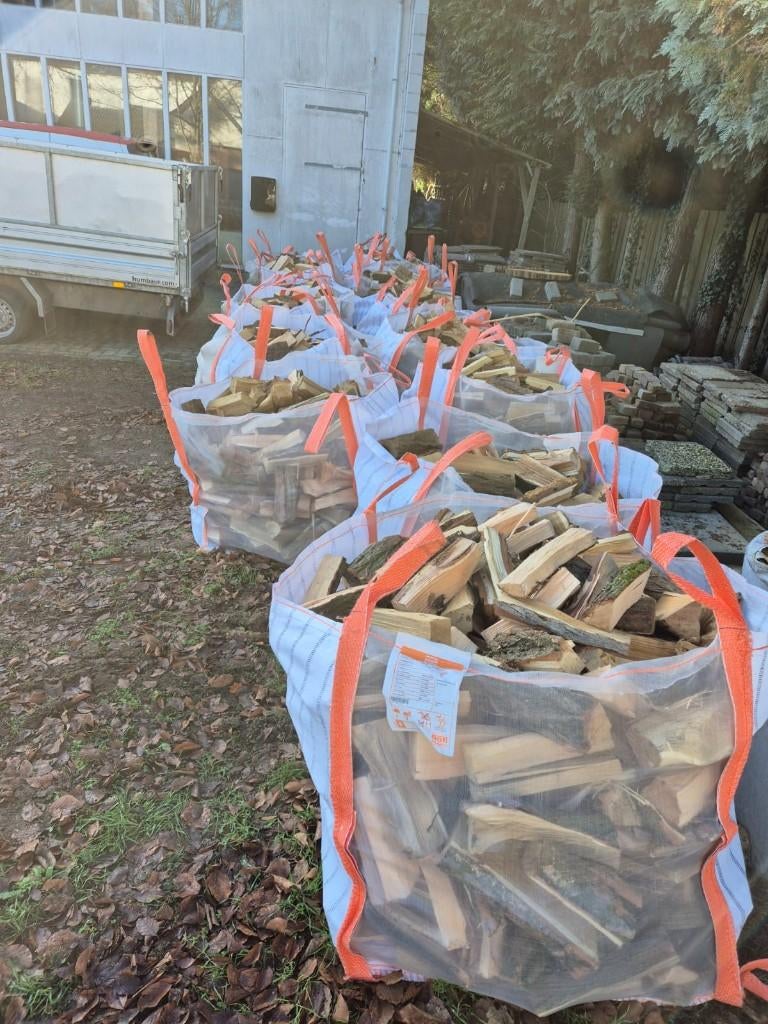Gekloofd kachel of haardhout 6 maanden gedroogd, Tuin en Terras, Haardhout, 6 m³ of meer, Ophalen, Overige houtsoorten, Blokken