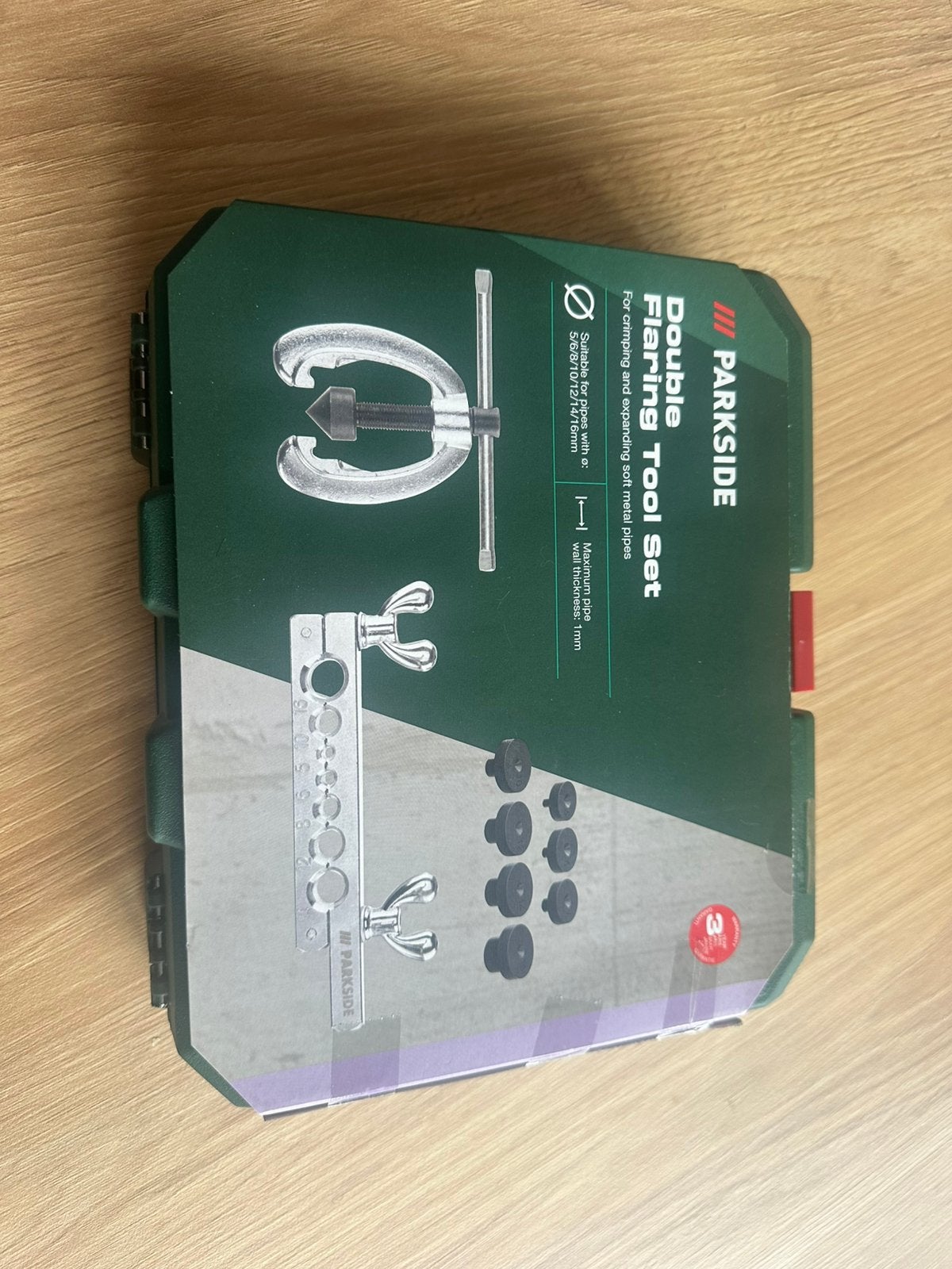 PARKSIDE Double Flaring Tool Set – complete set in koffer, Ophalen of Verzenden, Zo goed als nieuw