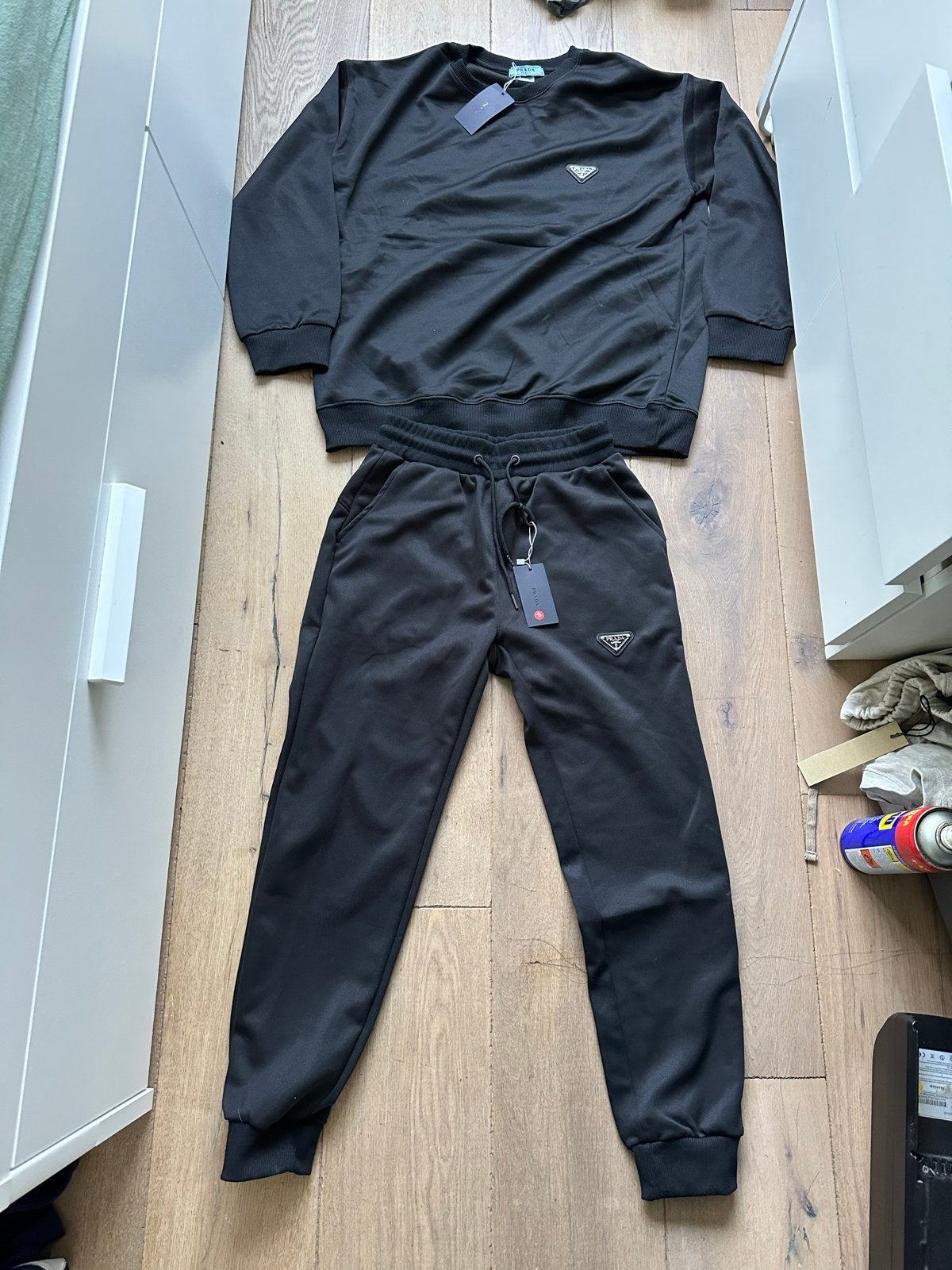 Prada Trainingspak Zwart Maat S, Ophalen of Verzenden, Nieuw
