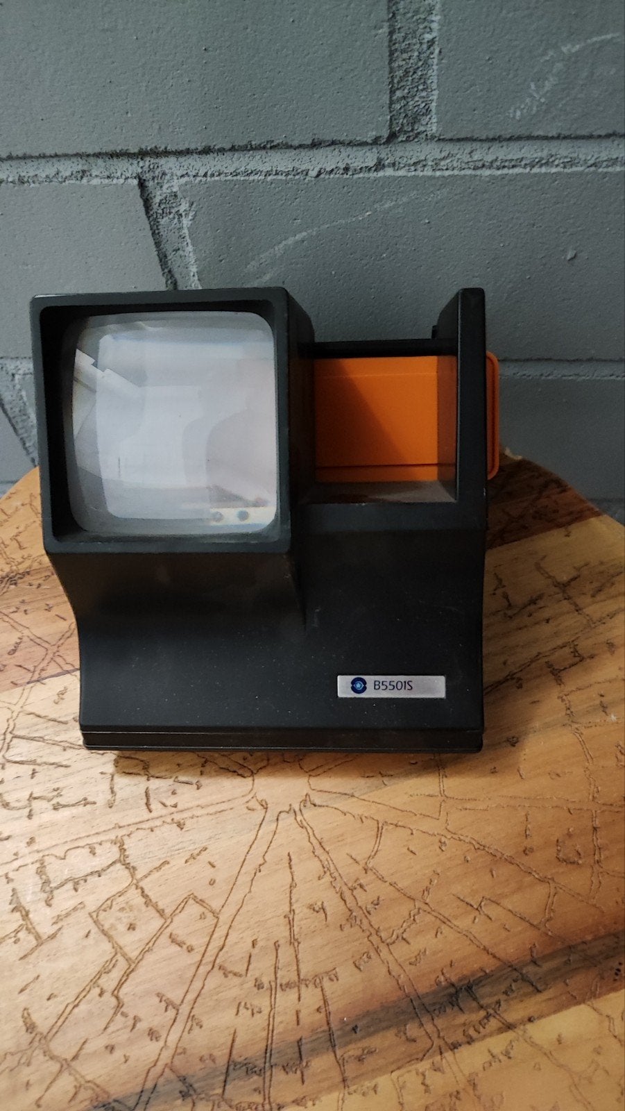 Vintage B550IS Microfilm Reader - Zeldzaam!, Audio, Tv en Foto, Ophalen of Verzenden, Zo goed als nieuw, Met scherm