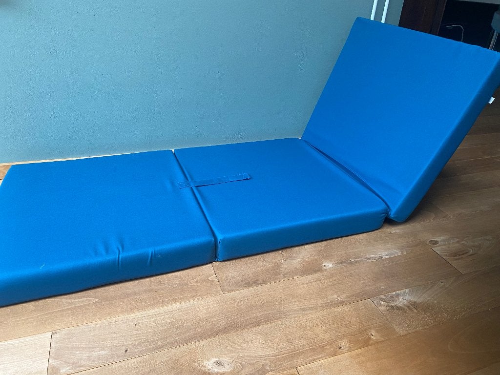 logeermatras opvouwbaar, campingbed, Ophalen of Verzenden, Nieuw, Eenpersoons, Matras