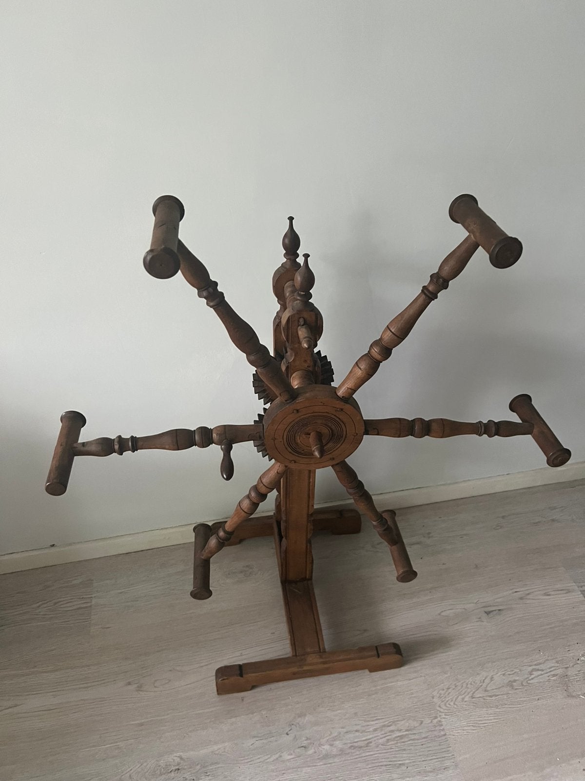 Antieke wolhaspel, Ophalen, Zo goed als nieuw, Spinnewiel